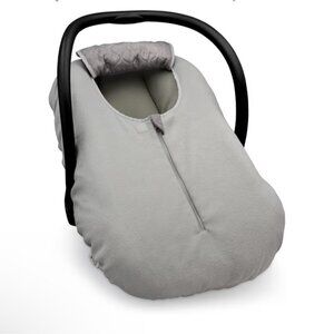 Travel Bug Baby Car Seat Cover Gray Reversible Design Universal Fit
